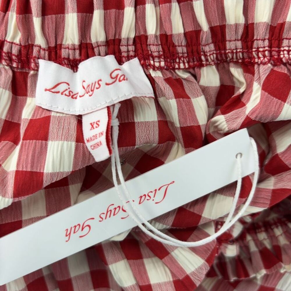 Lisa Says Gah Cherry Gingham Annie Dress - Picture 3 of 3